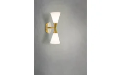 Harlekin Duo Vägglampa Mässing