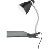 Harvey Klämlampa E27 mattsvart