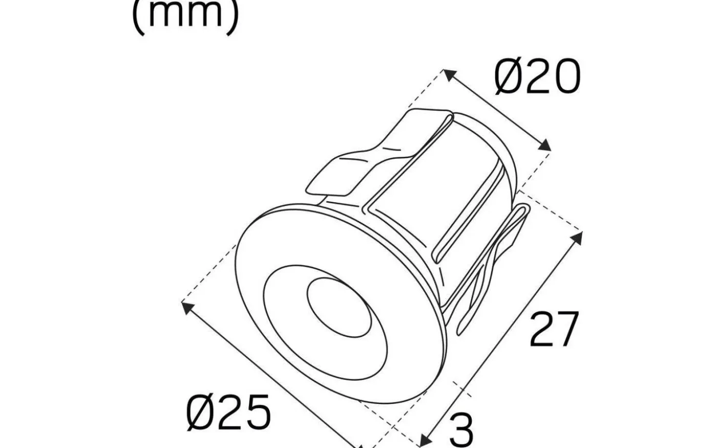 Heatspot G2 Kit Bastu 2700K 6x0,4W Borstad Stål IP44