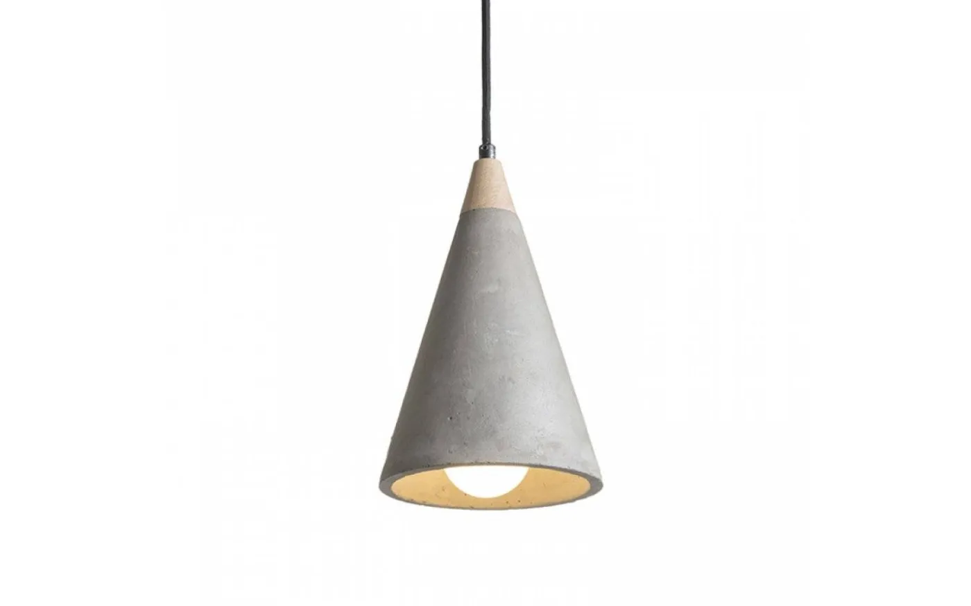 Heidi Fönsterlampa Betong/Trä 15cm E27