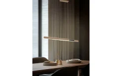 Helios Takpendel LED 82,5-130cm kaffebrun