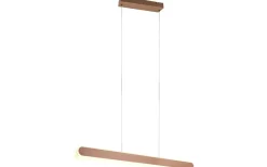 Helios Takpendel LED 82,5-130cm kaffebrun