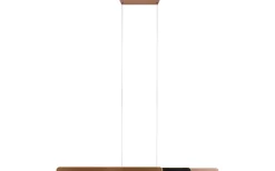 Helios Takpendel LED 82,5-130cm kaffebrun