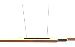 Helios Takpendel LED 82,5-130cm kaffebrun