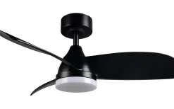 Helsinki Takfläkt 90cm LED mattsvart