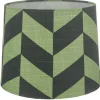 Herringbone Lampskärm Ø25cm Grön