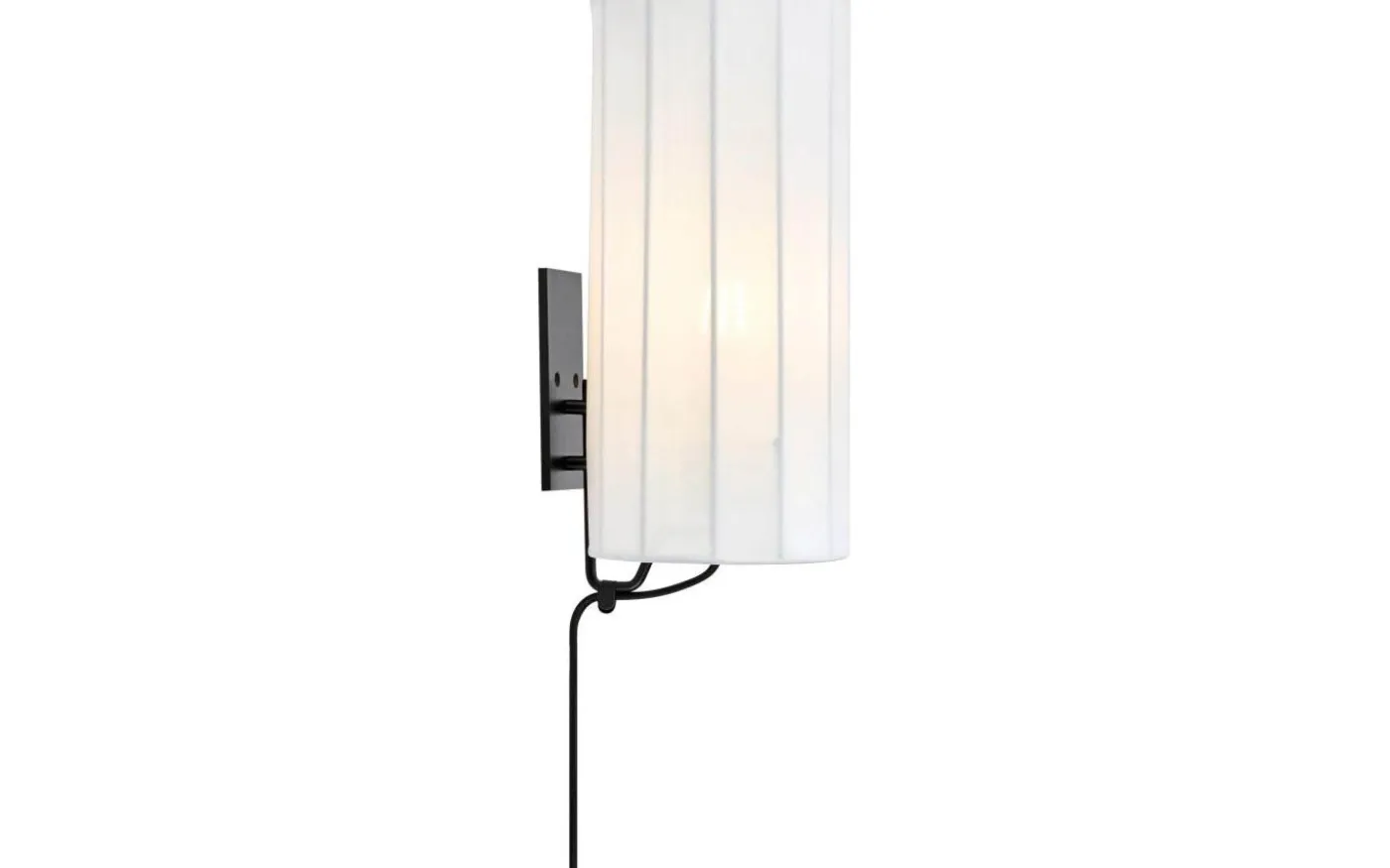 Hikari Vägglampa Vit/Svart