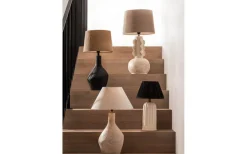 Hilda Lampfot 44cm Beige