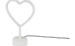 Hjärta Bordslampa LED vit