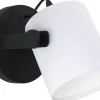 Hornwood Vägglampa Svart/Vit