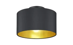 Hostel Plafond E14 matt svart/guld