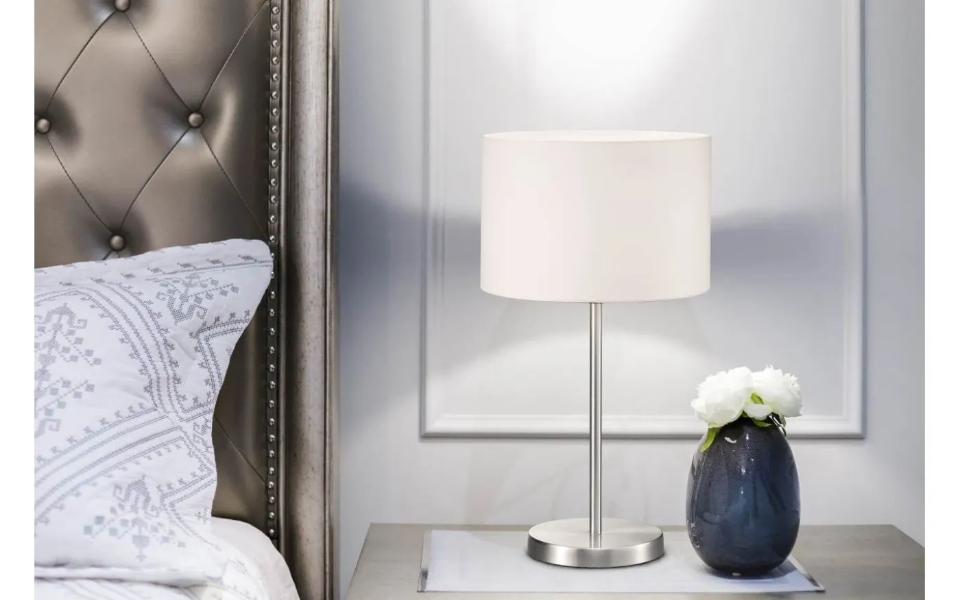 Hotell Bordslampa 32cm E14 vit