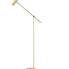Hubble Read Golvlampa 140cm Borstad Mässing
