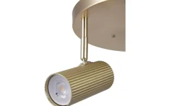 Hubble Takspotlight 3L 25cm Borstad Mässing