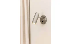 Hubble Vägglampa Borstad Stål
