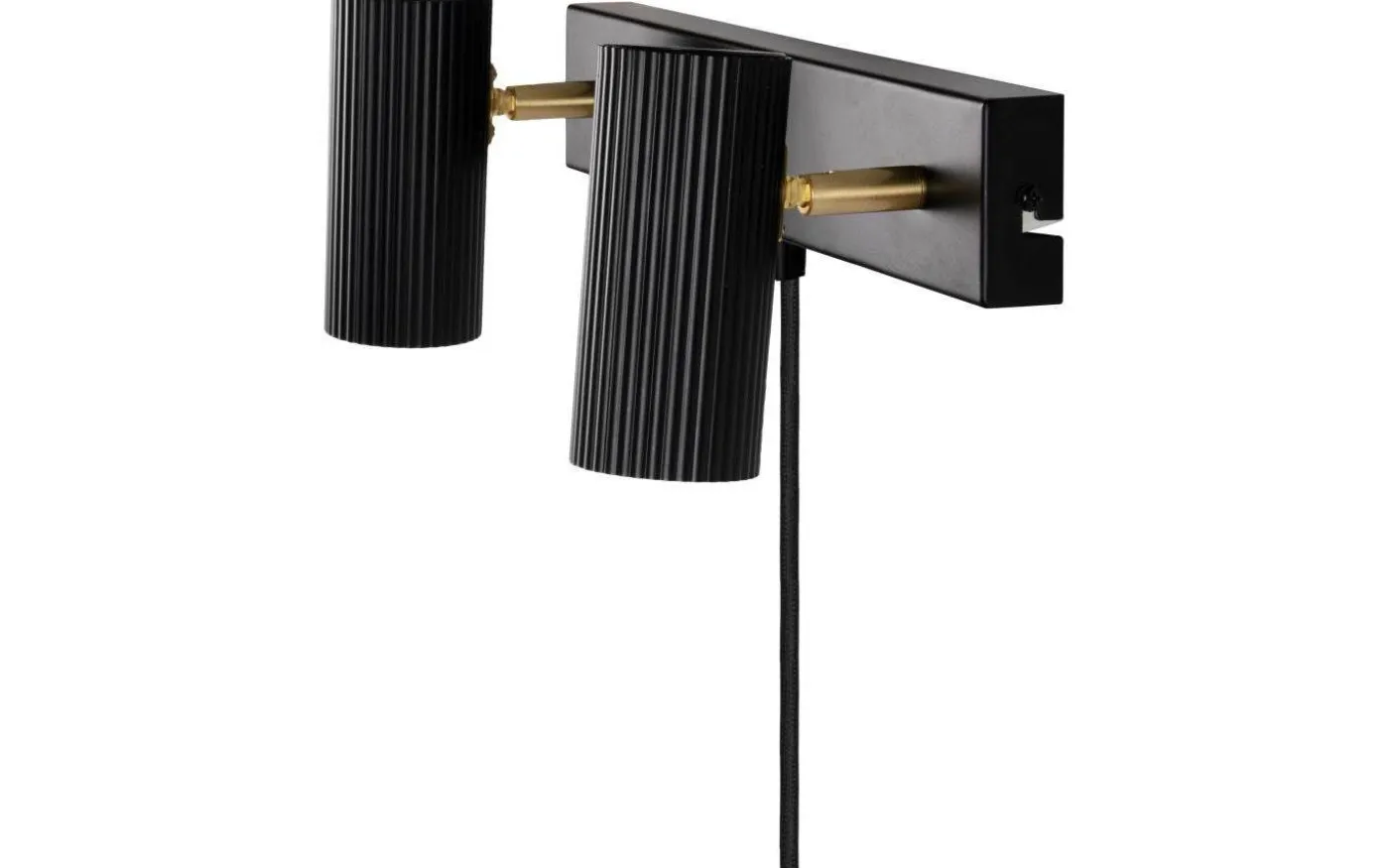 Hubble Vägglampa 2L 35cm Svart