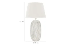 Hybrid Bordslampa 65cm Vit