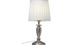 Ines Bordslampa 34cm Krom/Vit