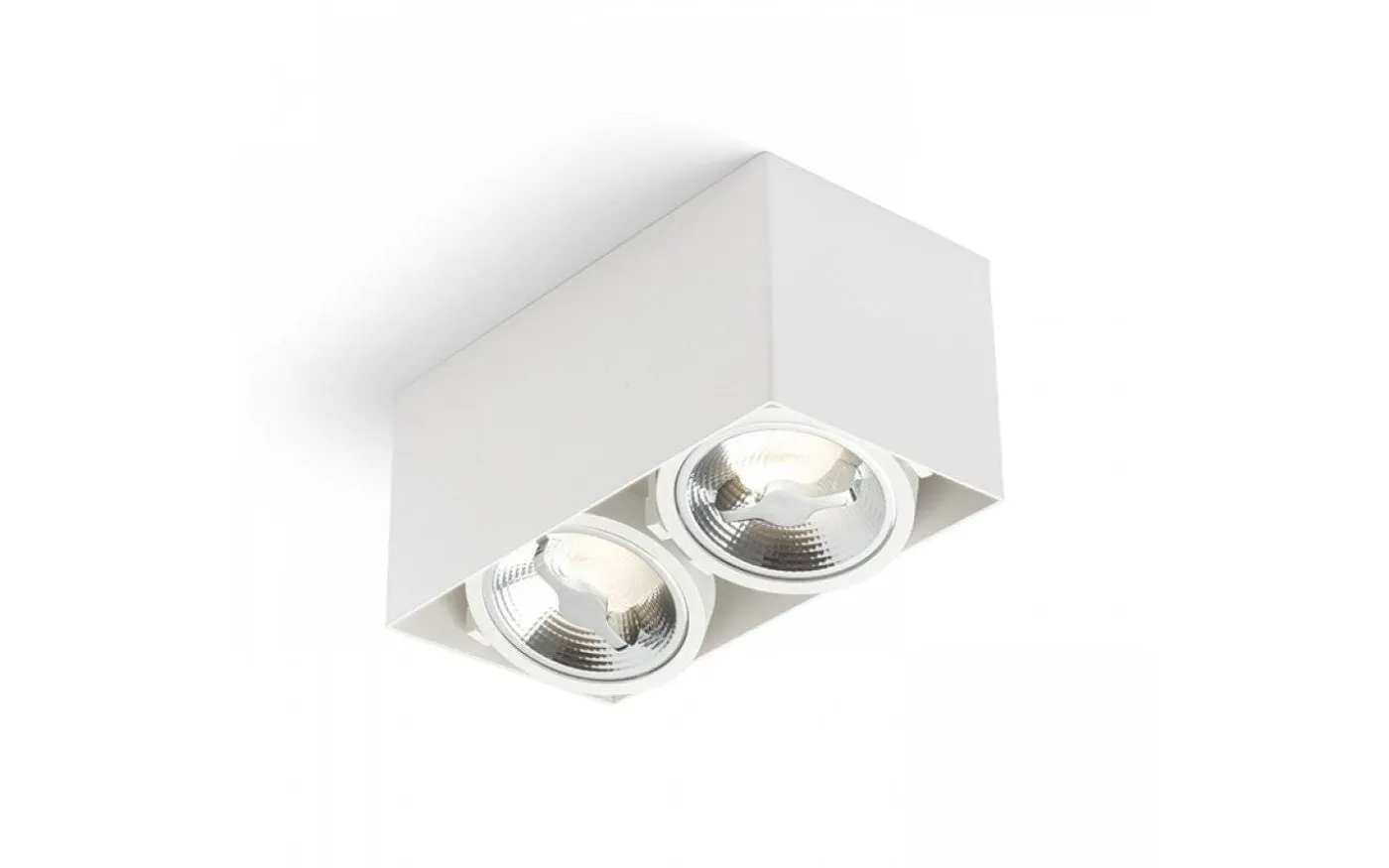 James II Takspotlight 29cm LED 2x15W 3000K Matt Vit