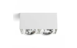 James II Takspotlight 29cm LED 2x15W 3000K Matt Vit