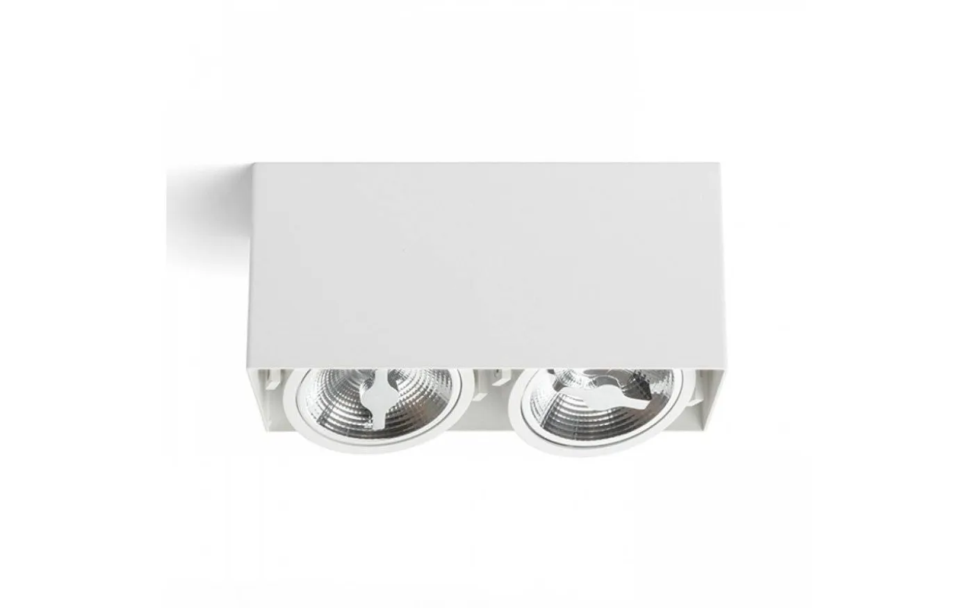 James II Takspotlight 29cm LED 2x15W 3000K Matt Vit