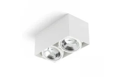 James II Takspotlight 29cm LED 2x15W 3000K Matt Vit