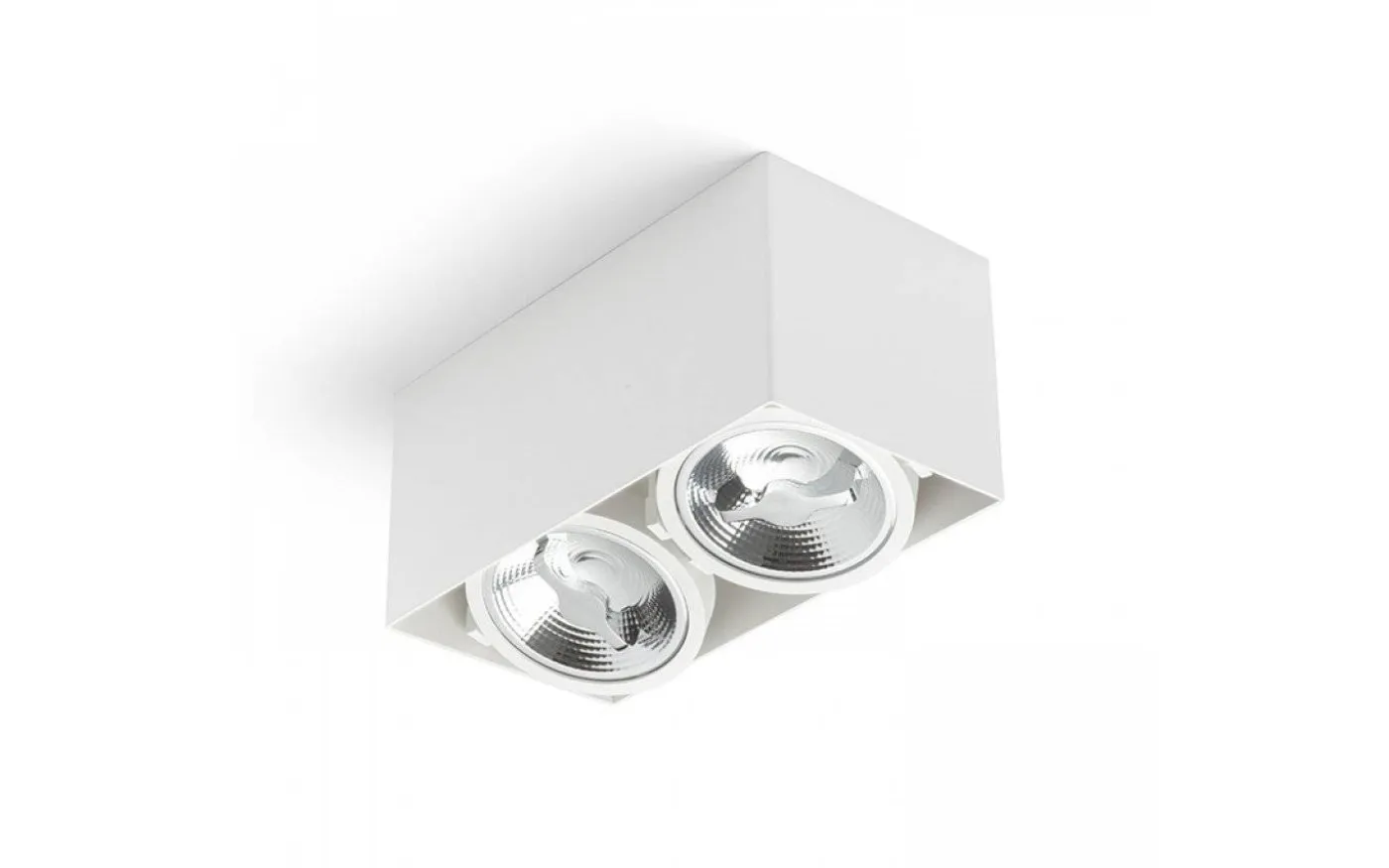 James II Takspotlight 29cm LED 2x15W 3000K Matt Vit