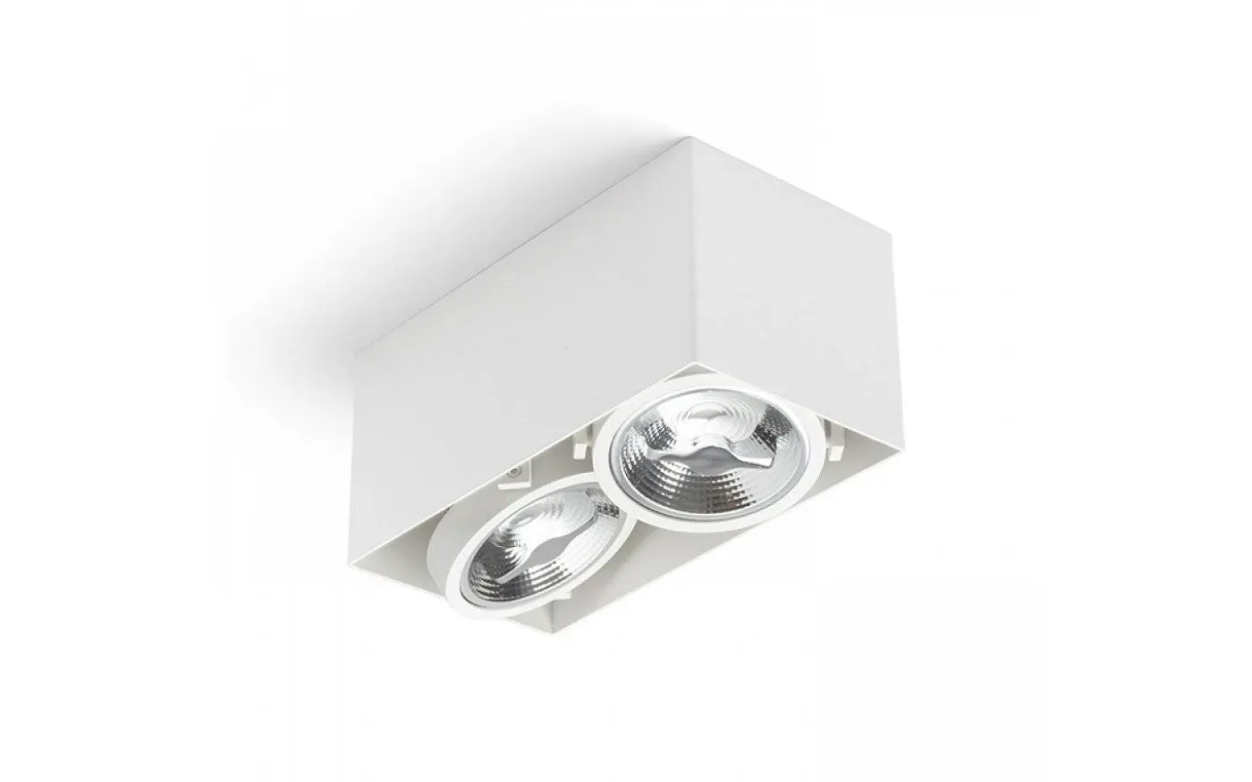 James II Takspotlight 29cm LED 2x15W 3000K Matt Vit