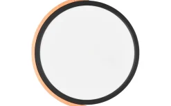 Jano Plafond LED mattsvart/trä