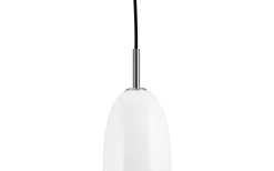 Jazz Fönsterlampa 12cm Opal/Borstad Stål