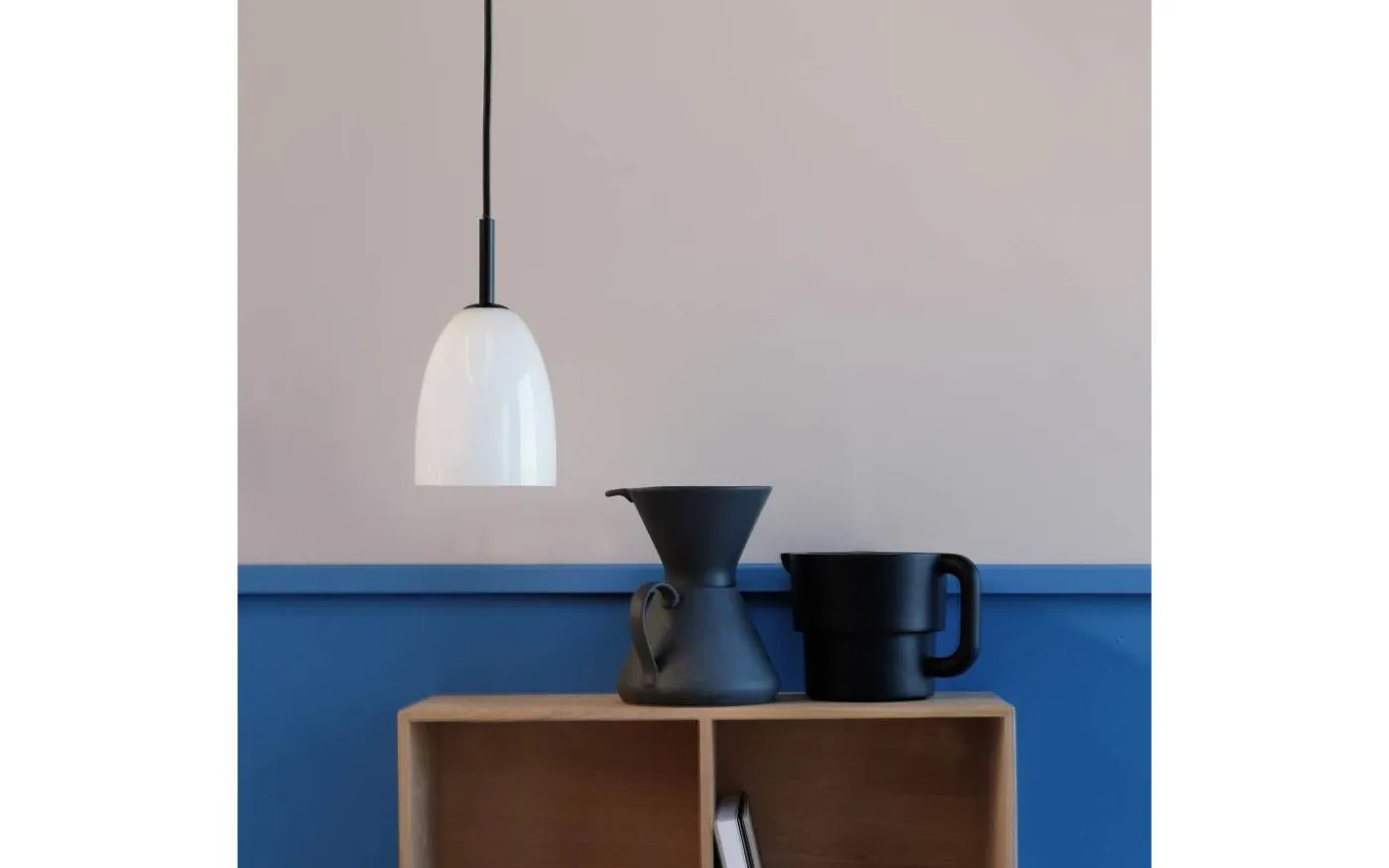 Jazz Fönsterlampa 12cm Opal/Svart