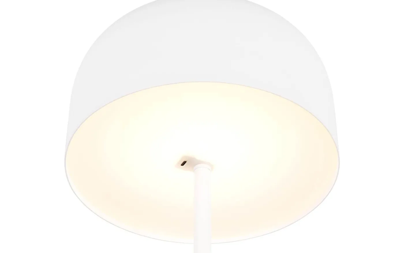 Jeff Golvlampa LED mattvit uppladdningsbar