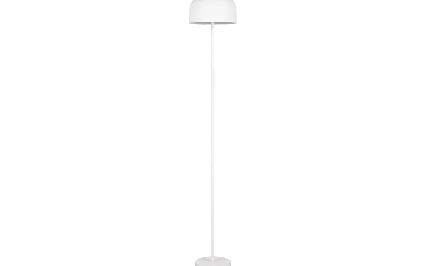 Jeff Golvlampa LED mattvit uppladdningsbar