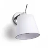 Jersey Vägglampa Vit/Krom E27