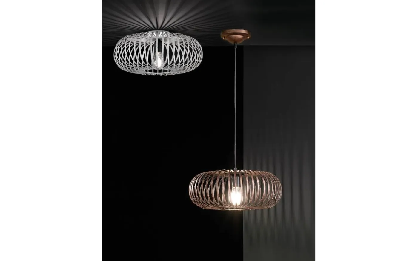Johann Plafond 40cm E27 antikkoppar