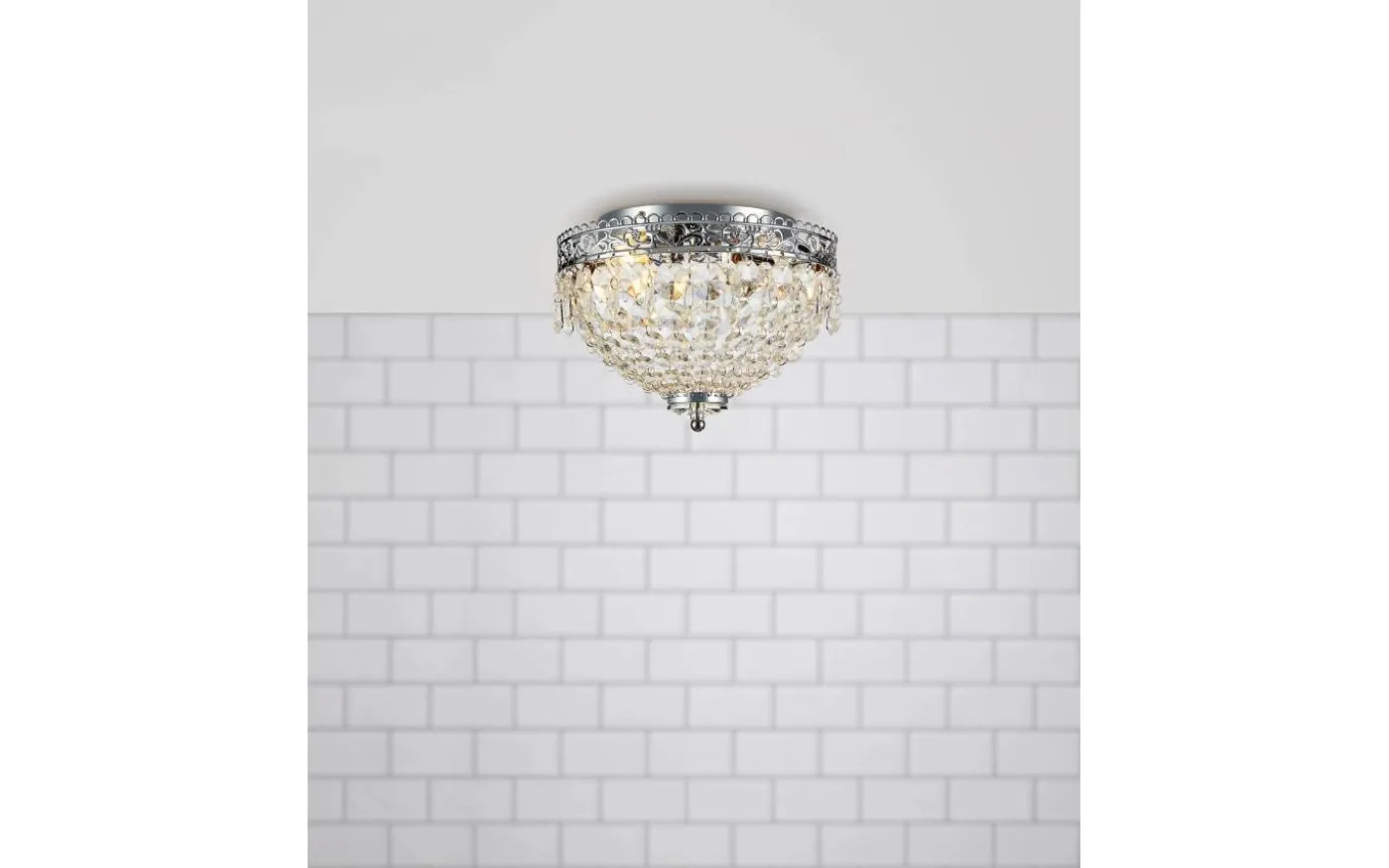 Joline Plafond 28cm Krom