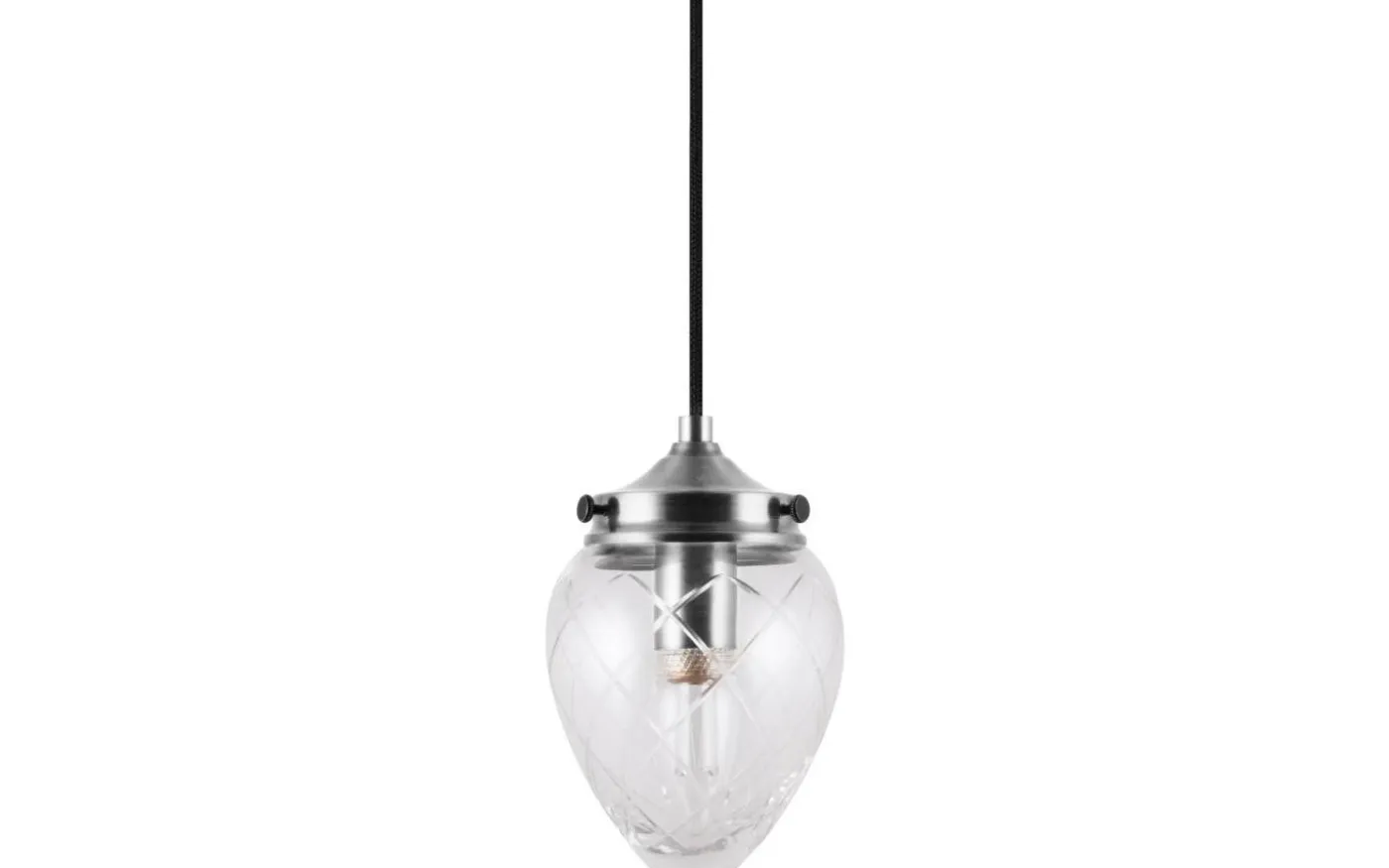 Juni Fönsterlampa 11cm Antikstål/Klar