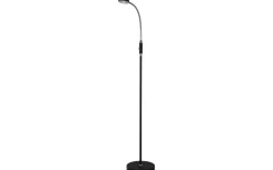 Juno Golvlampa 128cm LED 5W 3000K Svart/Krom