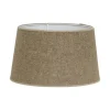 Jute Oval Lampskärm 20cm Natur