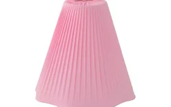 Karin Plisserad Toppringskärm Ø25cm Satin Dimrosa