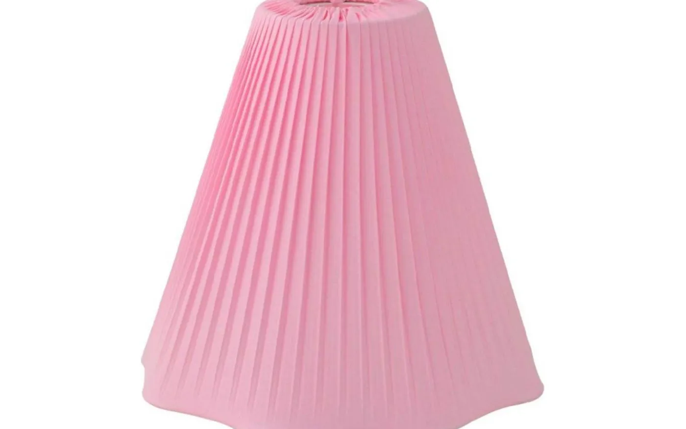 Karin Plisserad Toppringskärm Ø25cm Satin Dimrosa
