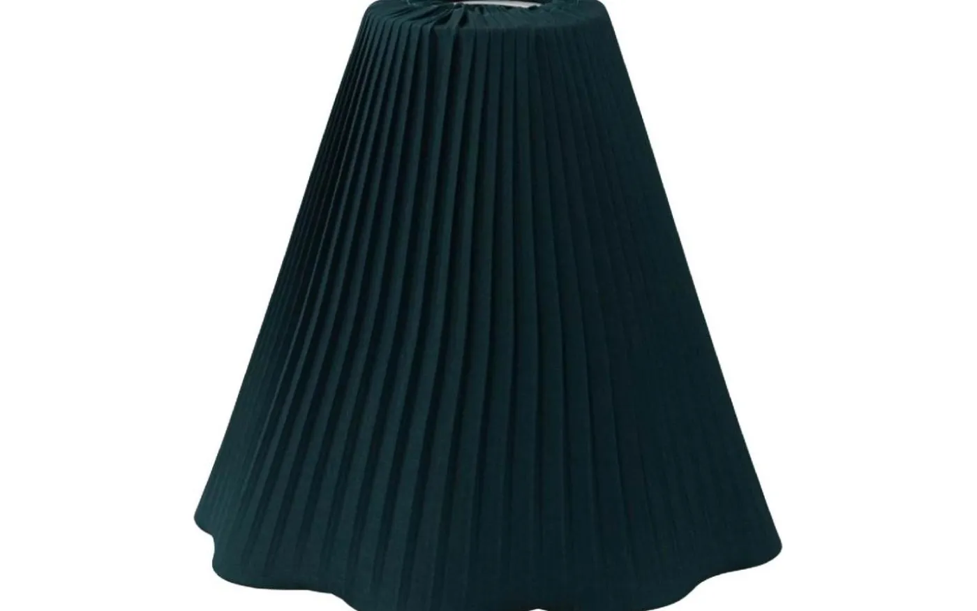 Karin Plisserad Toppringskärm Ø25cm Satin Grön