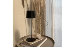 Karl Uppladdningsbar Bordslampa 37cm LED 3000K 2W Svart IP44