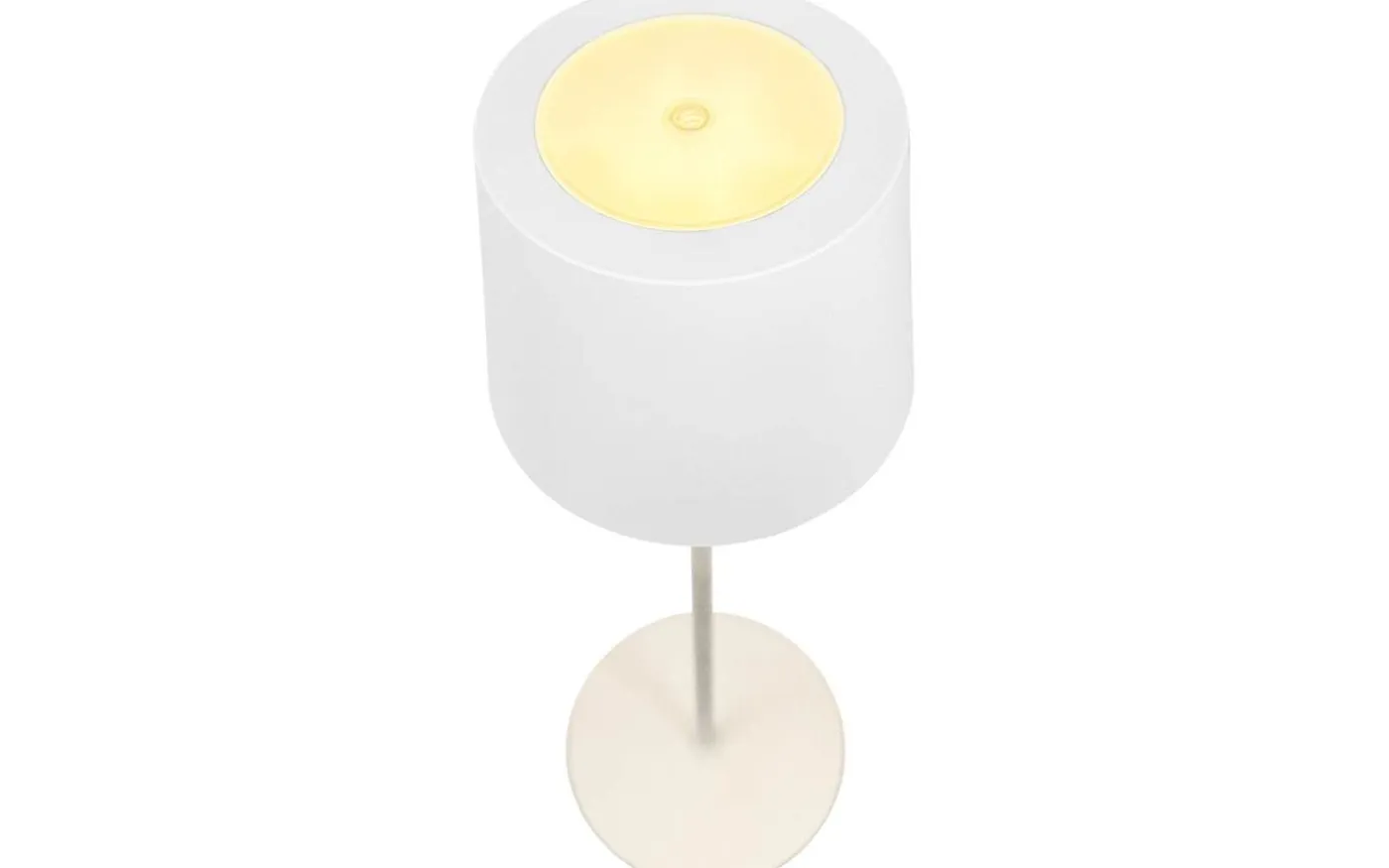 Karl Uppladdningsbar Bordslampa 37cm LED 3000K 2W Vit IP44