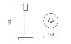 Keith Lampfot USB Bok/Vit