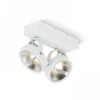 Kelly II Takspotlight Vit LED 2x12W 3000K