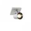 Kenny I Takspotlight 11cm Aluminium/Svart