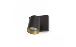 Kenny I Takspotlight 11cm Svart/Guld