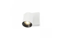 Kenny I Takspotlight 11cm Vit/Svart