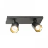 Kenny II Takspotlight 31cm Svart/Guld
